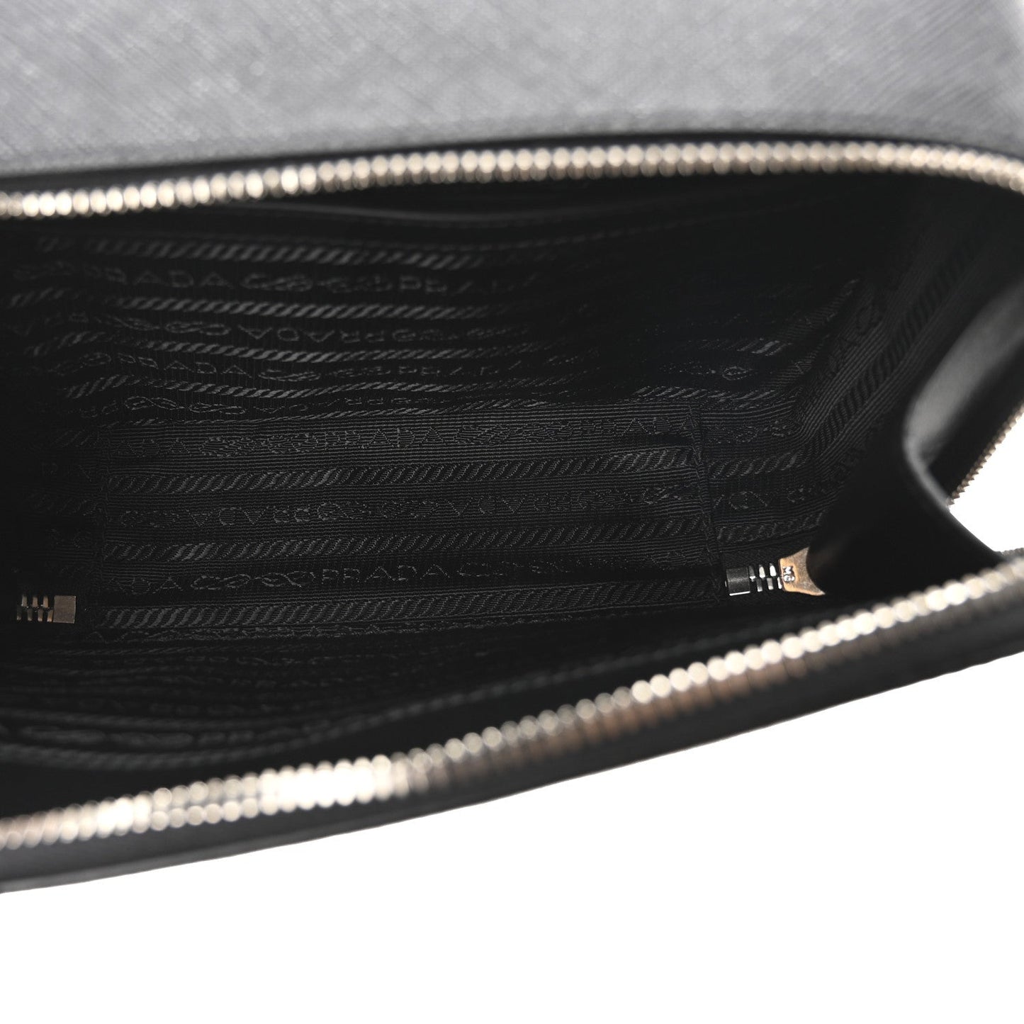 Saffiano Travel Small Brique Crossbody Bag Black
