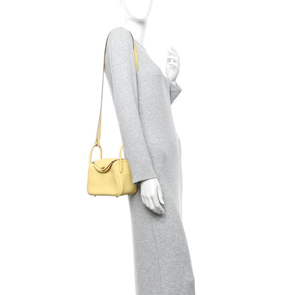 Taurillon Clemence Verso Mini Lindy 20 Jaune Poussin Craie