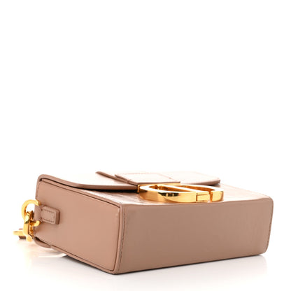 Smooth Calfskin Micro 30 Montaigne Flap Bag Pale Pink