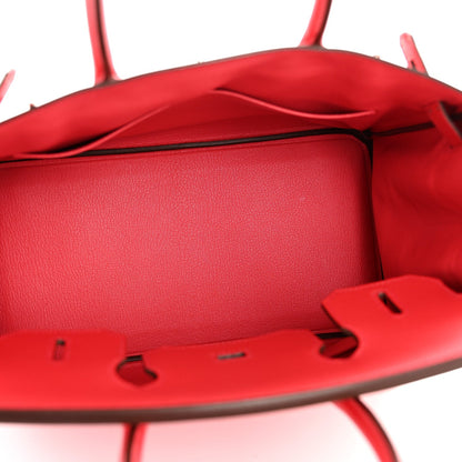 Epsom Birkin 30 Rouge Casaque