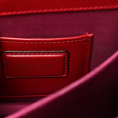 Calfskin Serpenti Forever Top Handle Red