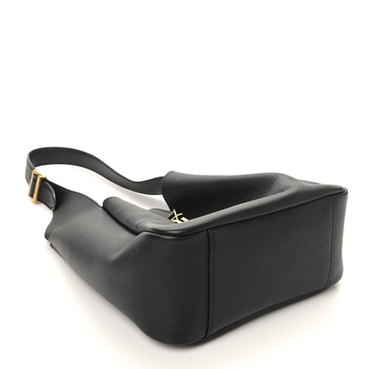 Smooth Calfskin Small Le 5 A 7 Soft Hobo Black