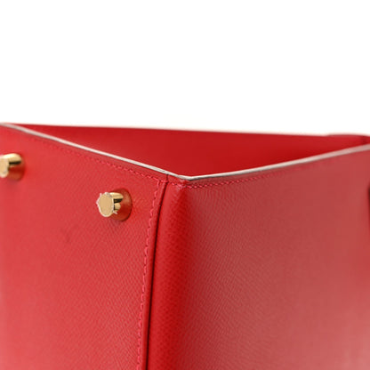 Epsom Kelly Sellier 28 Rouge Casaque