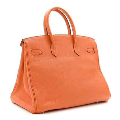 Togo Birkin 35 Orange