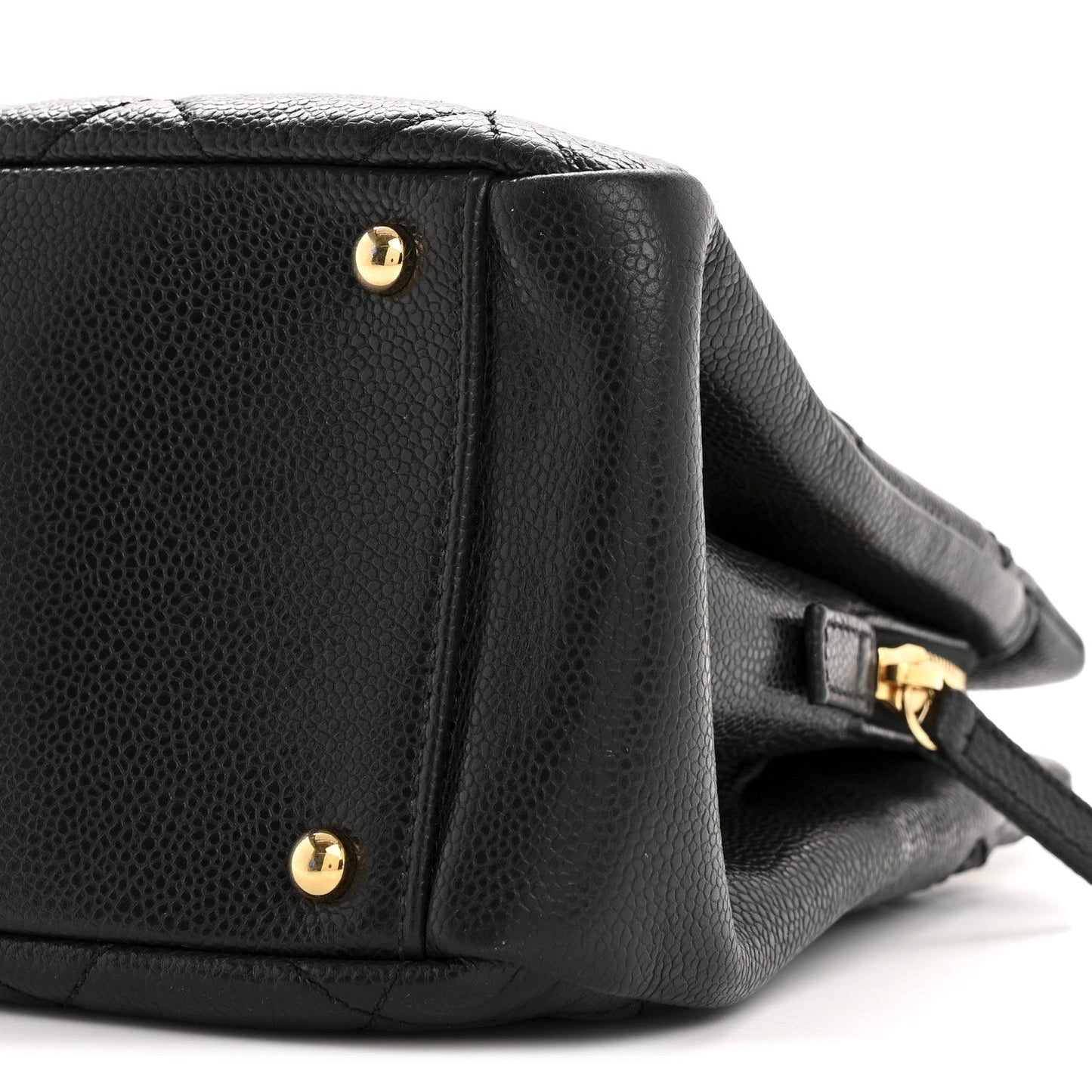 Caviar Quilted CC Timeless Soft Tote Black