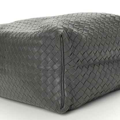 Nappa Intrecciato Sloane Hobo Ferro Gray