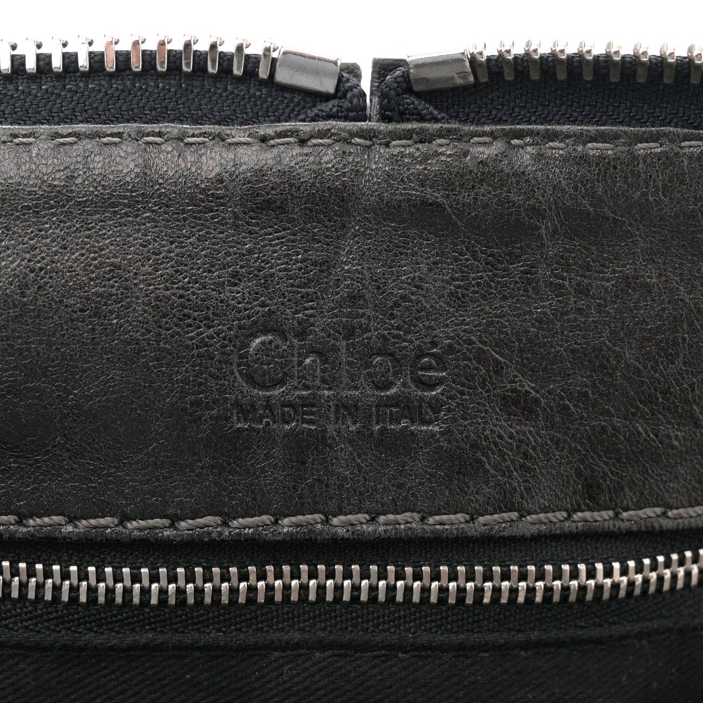Calfskin Medium Paddington Capsule Satchel Bleu Nuit