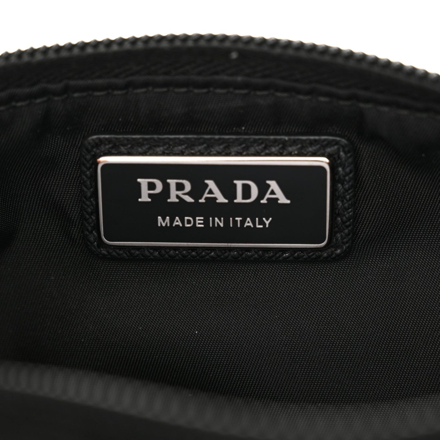 Re-Nylon Saffiano Belt Bag Black