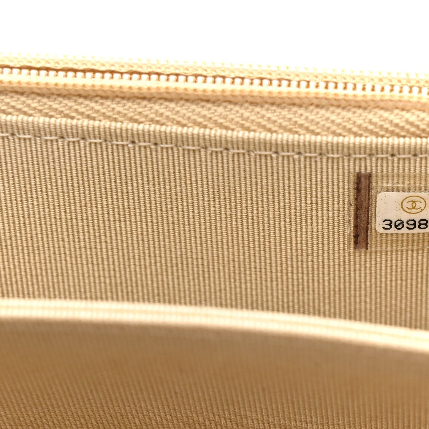 Metallic Lambskin Quilted Mini Wallet On Chain WOC Gold