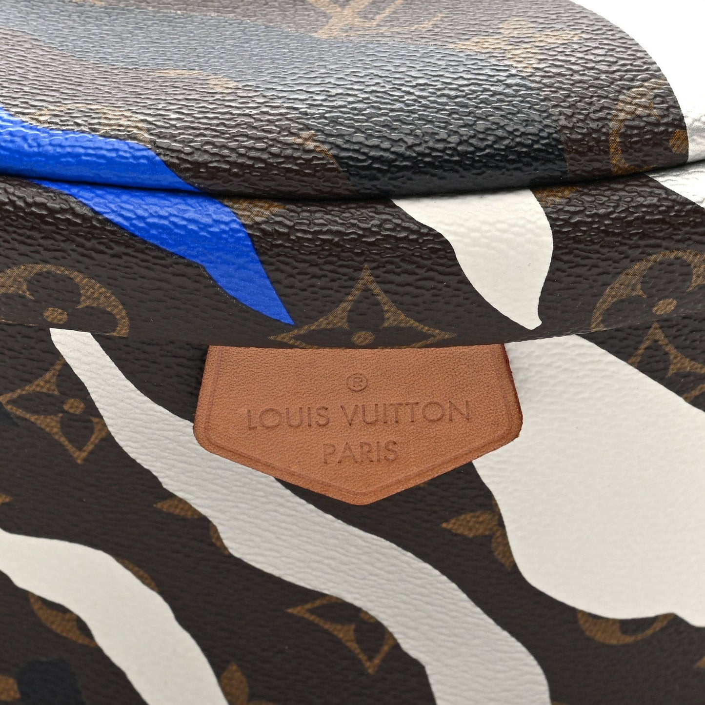 x LoL Monogram Bumbag Blue Silver