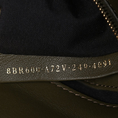 Nappa FF 1974 Embossed Baguette Avocado