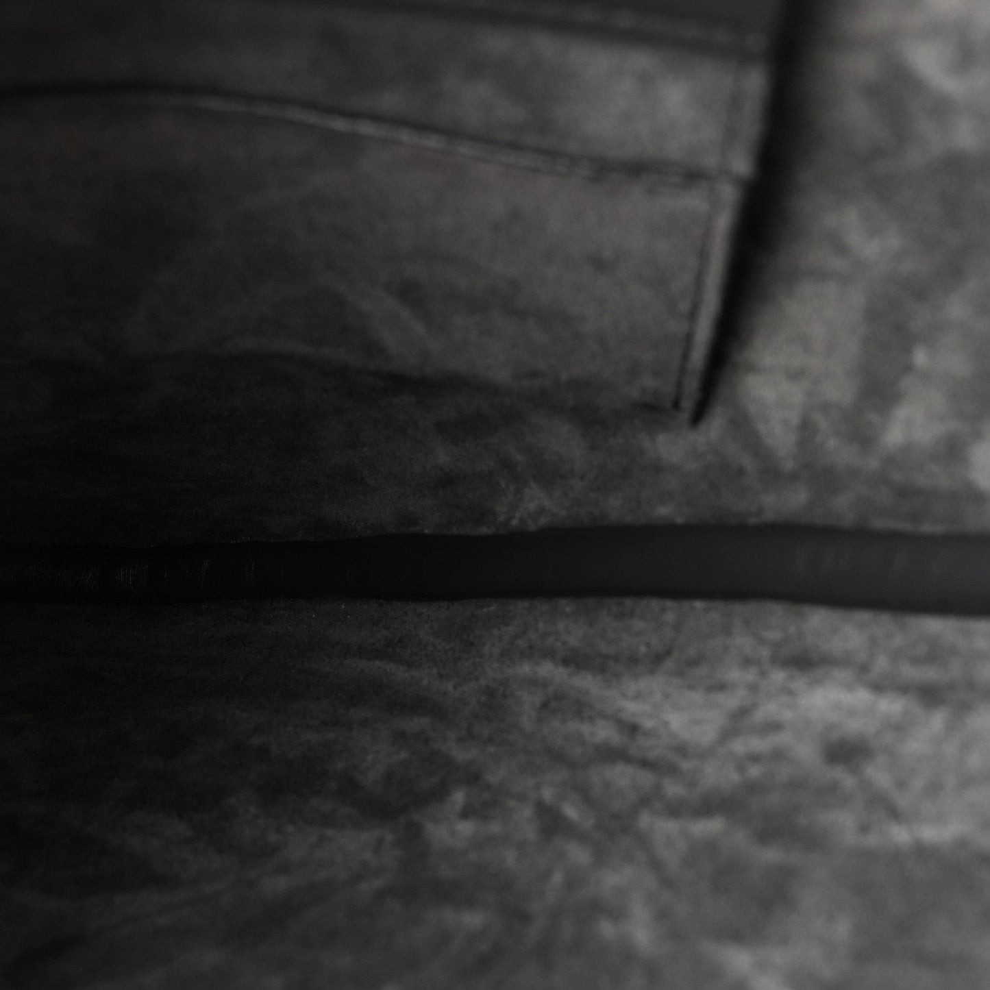 Calfskin Intrecciato Small Virgule Ardoise