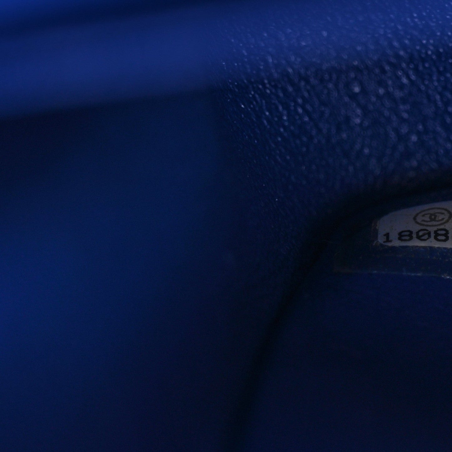 Lambskin Quilted Medium Double Flap Blue