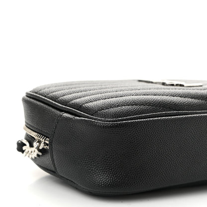 Grain De Poudre Matelasse Monogram Mini Lou Camera Bag Black