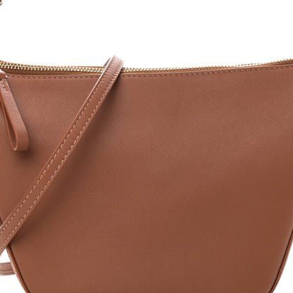 Calfskin Mini Hammock Hobo Tan