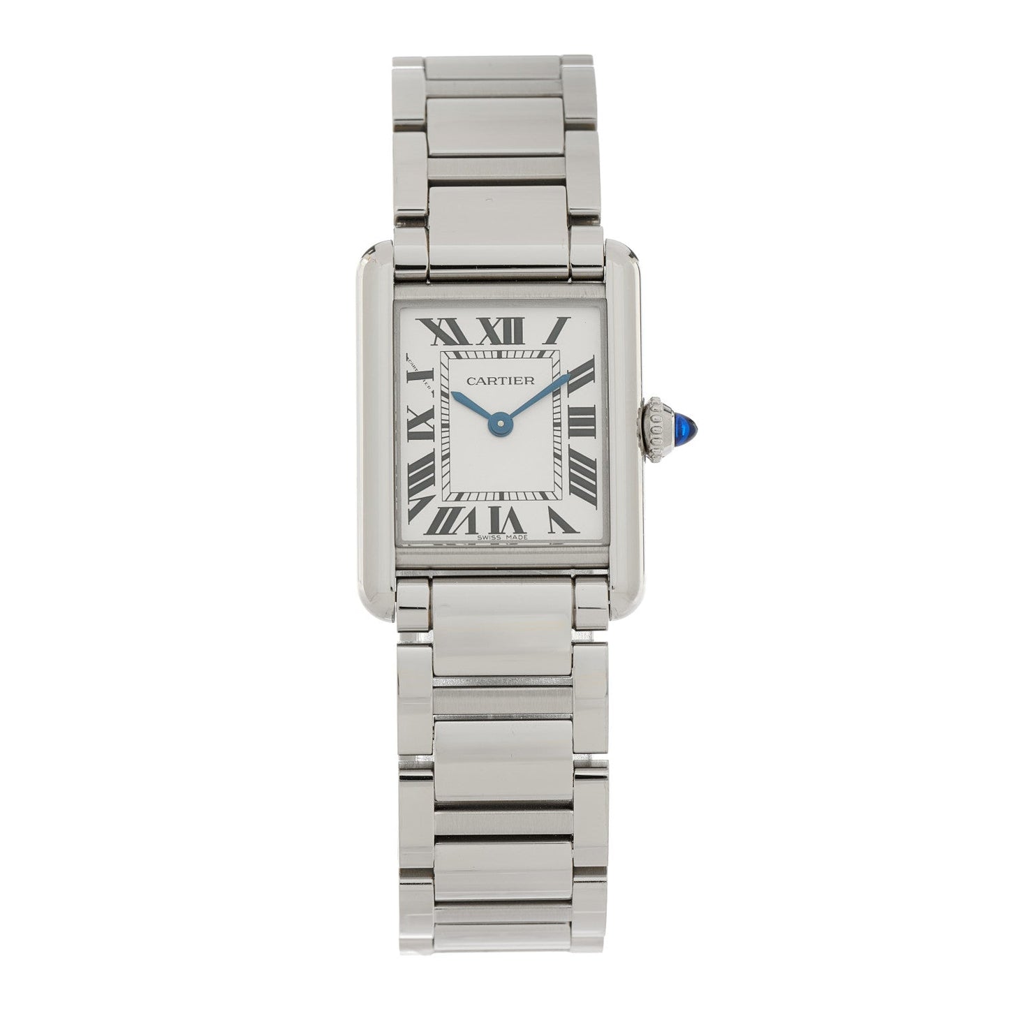 Stainless Steel 22mm Tank Must Quartz Watch