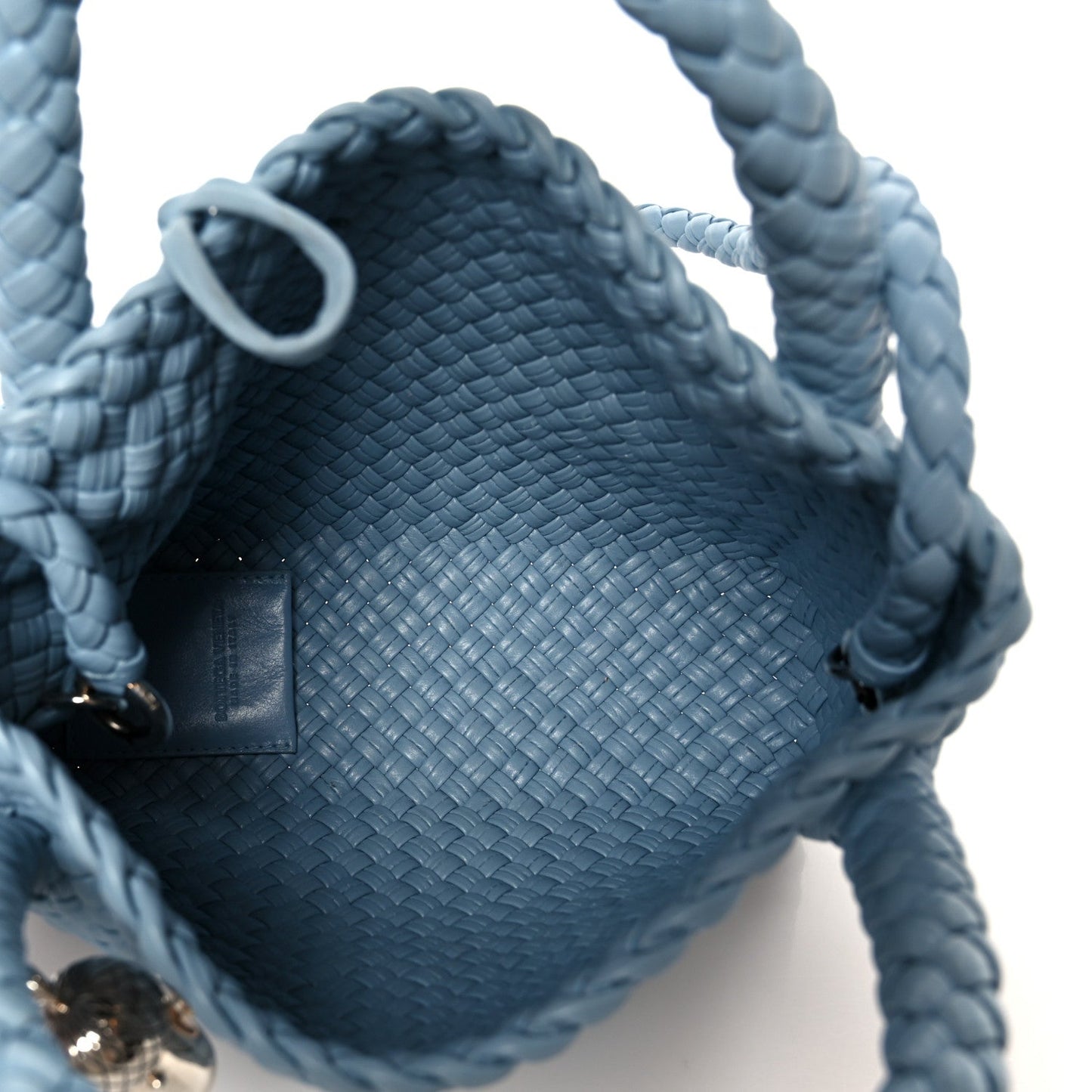 Calfskin Intreccio Small Tosca Ice