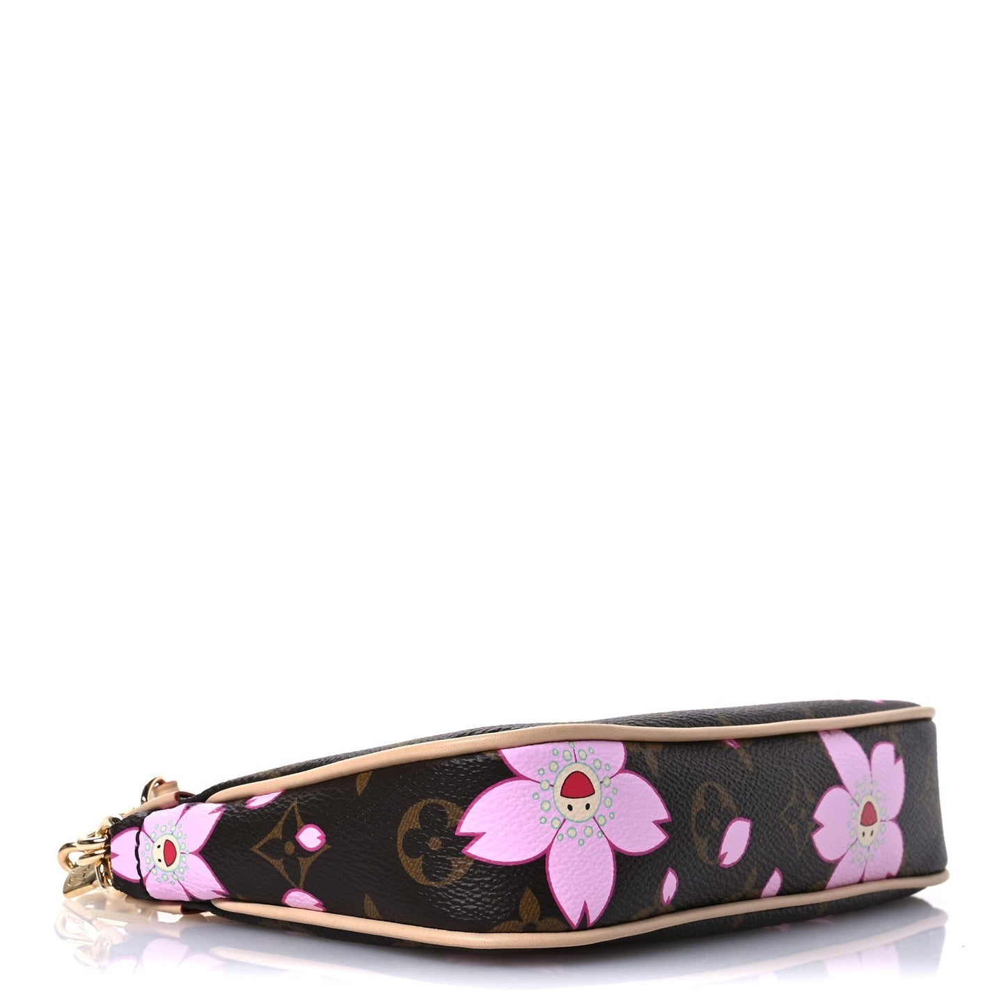 LV X TM Monogram Pochette Accessories Sakura Brown