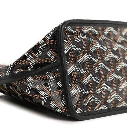 Goyardine Reversible Mini Anjou Black
