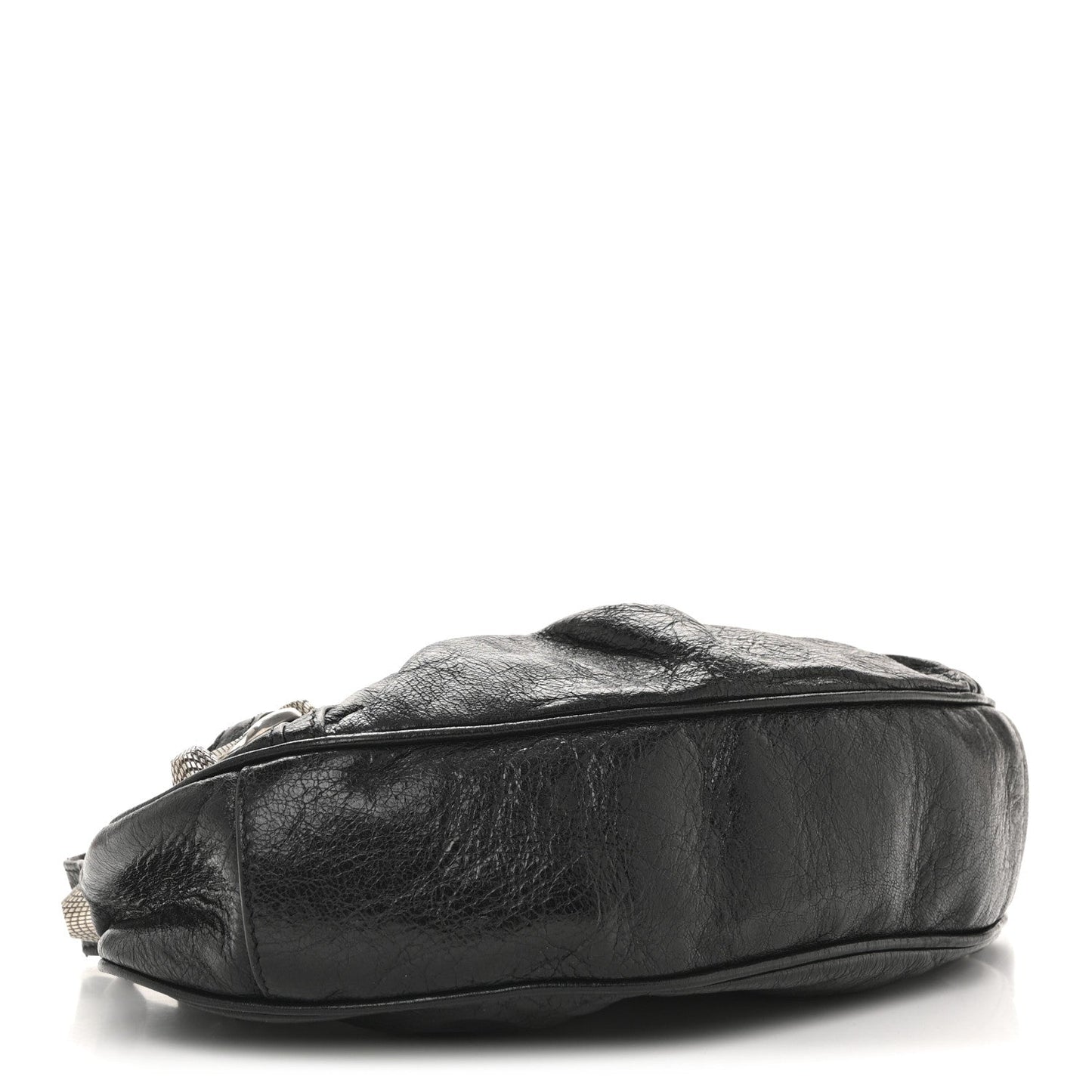 Agneau Arena Le Cagole Shoulder Bag XS Black