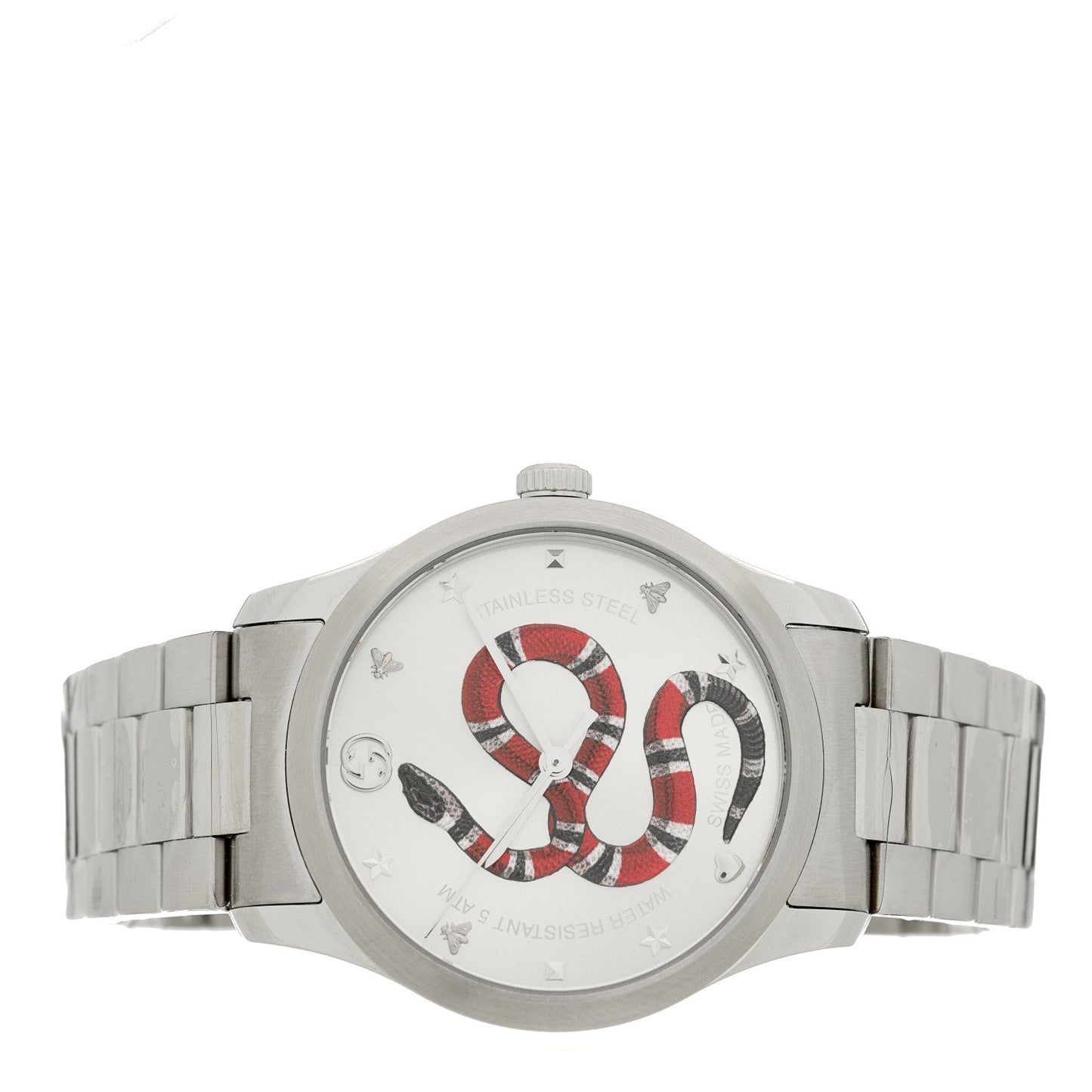 Stainless Steel 38mm G-Timeless Snake Quartz Watch