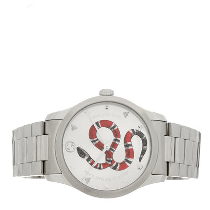 Stainless Steel 38mm G-Timeless Snake Quartz Watch