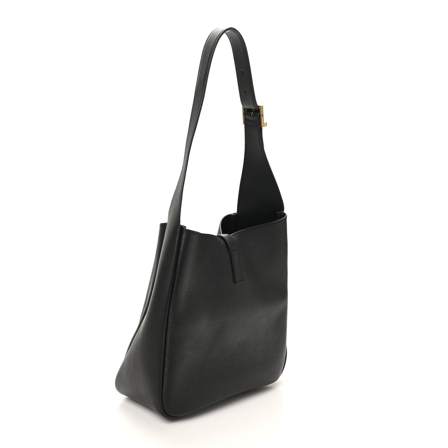 Smooth Calfskin Small Le 5 A 7 Soft Hobo Black