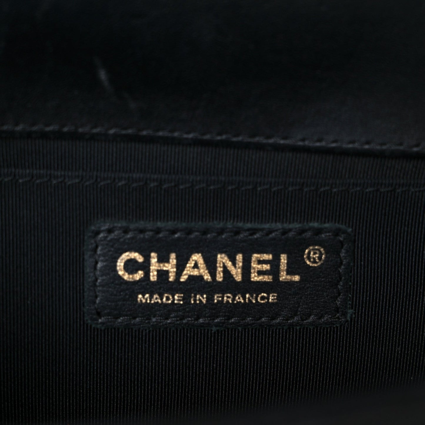 Lambskin Quilted Medium Boy Flap Black