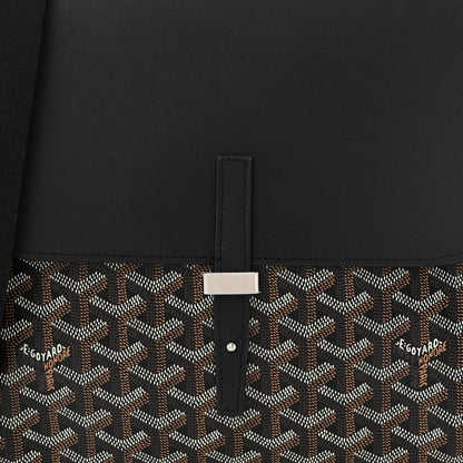 Goyardine Coursier Messenger Bag Black