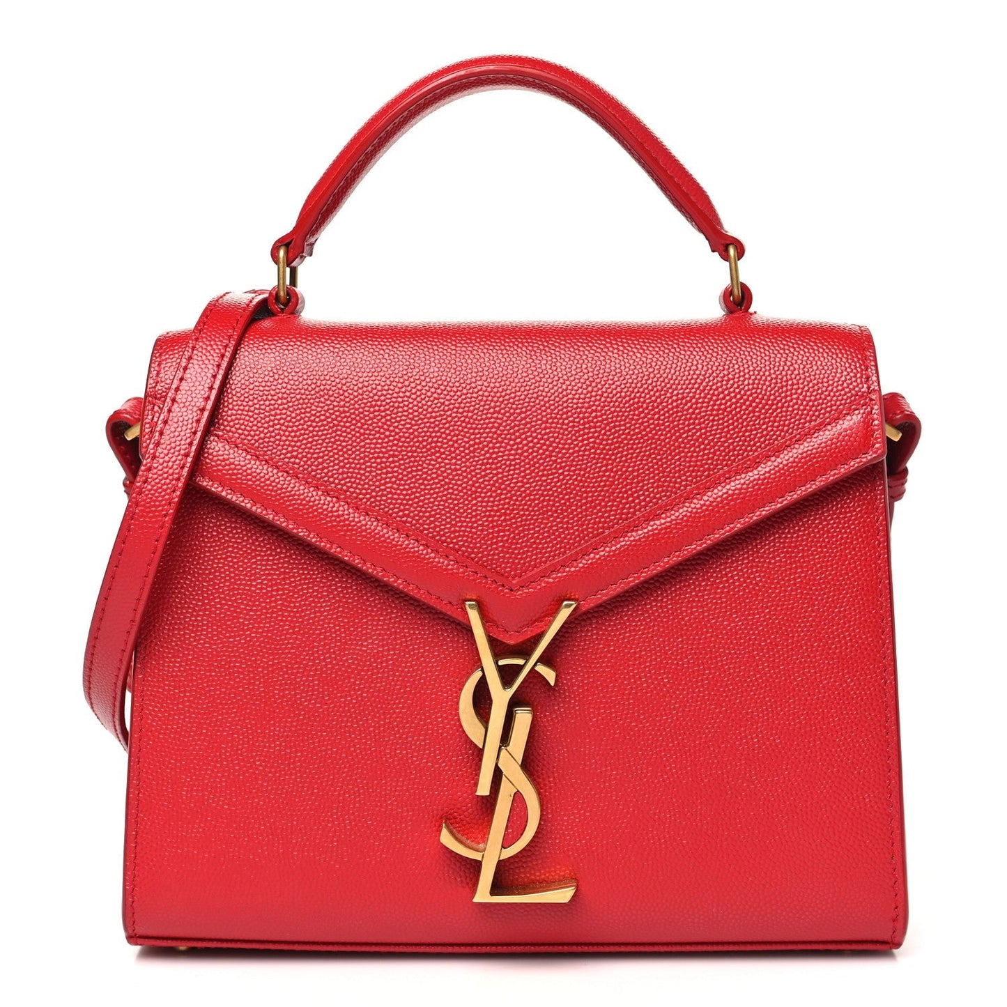 Grain de Poudre Mini Classic Monogram Cassandra Top Handle Red