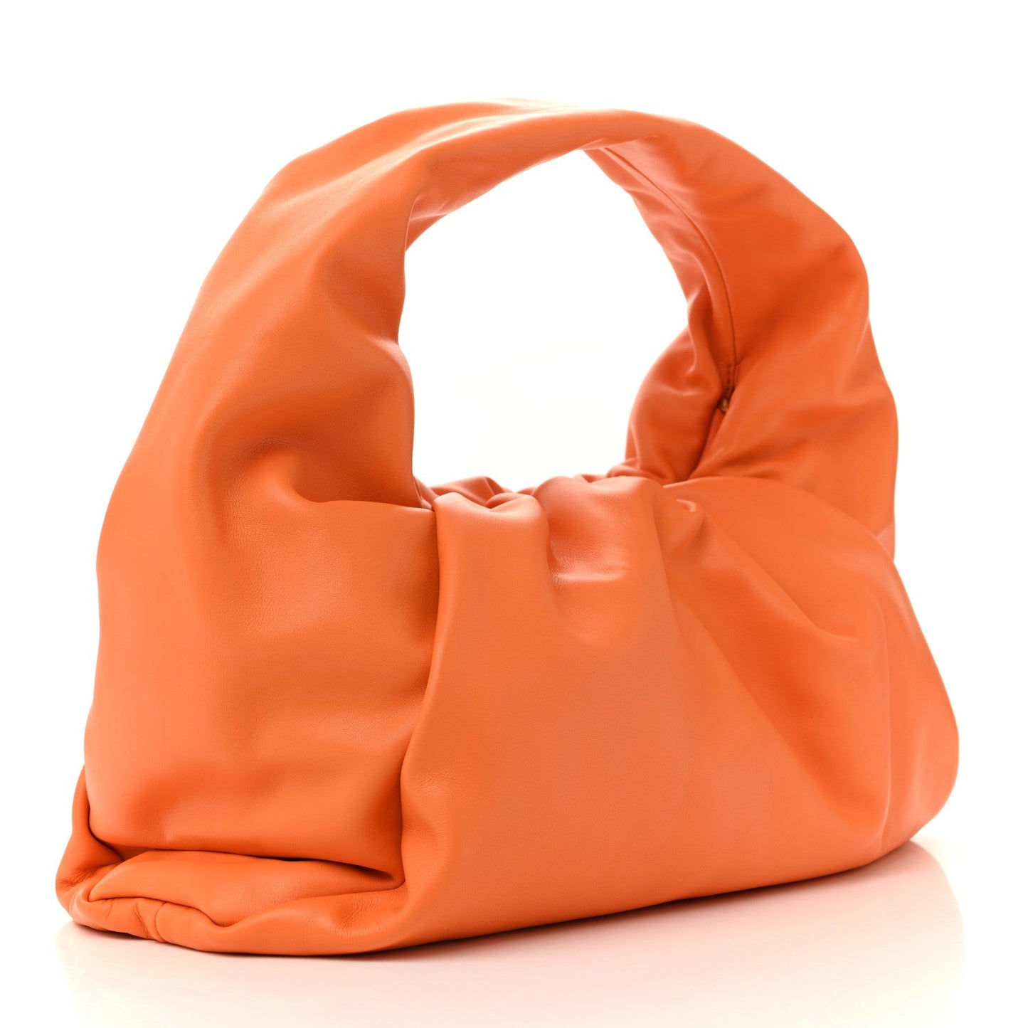 Smooth Butter Calfskin Small The Shoulder Pouch Light Orange