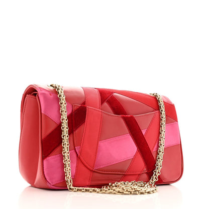 Lambskin Velvet Grosgrain Quilted 2.55 Reissue 225 Flap Red