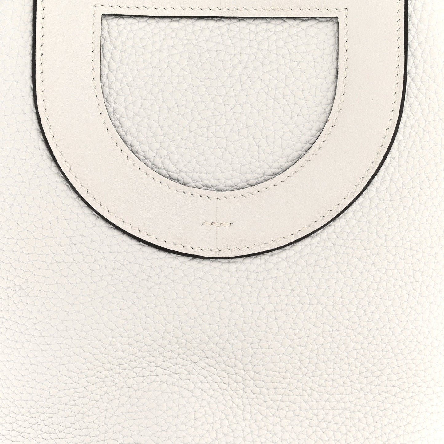 Taurillon Clemence Swift In-The-Loop 18 Bag New White