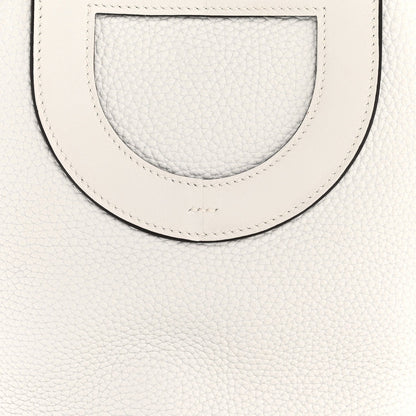 Taurillon Clemence Swift In-The-Loop 18 Bag New White