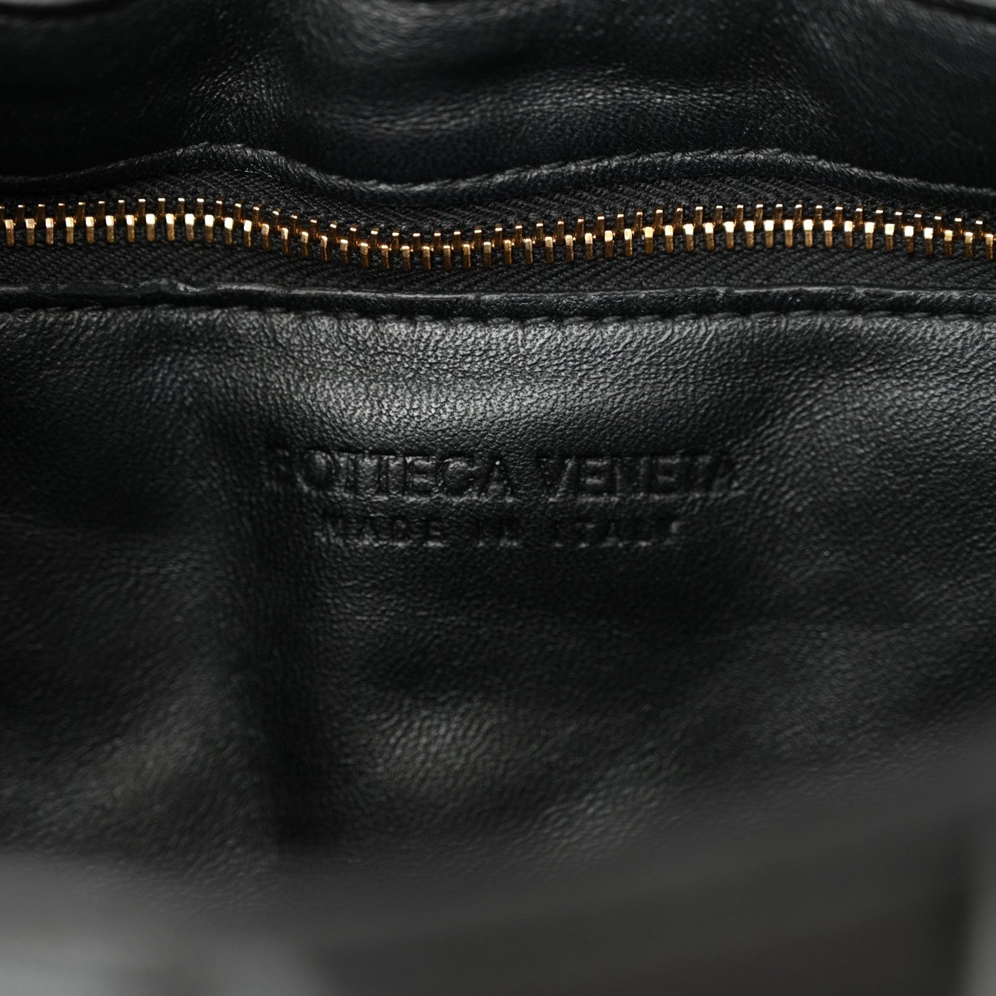 Nappa Maxi Intreccio Padded Cassette Crossbody Bag Black