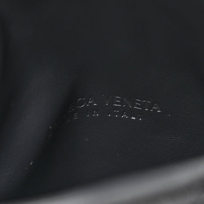 Calfskin Intrecciato Mini Hop Black