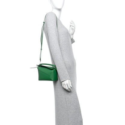 Calfskin Mini Puzzle Edge Bag Tropical
