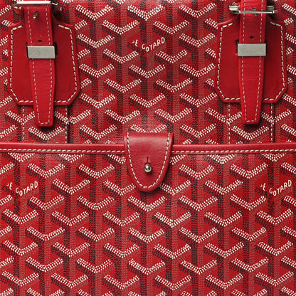 Goyardine Ambassade MM Briefcase Red