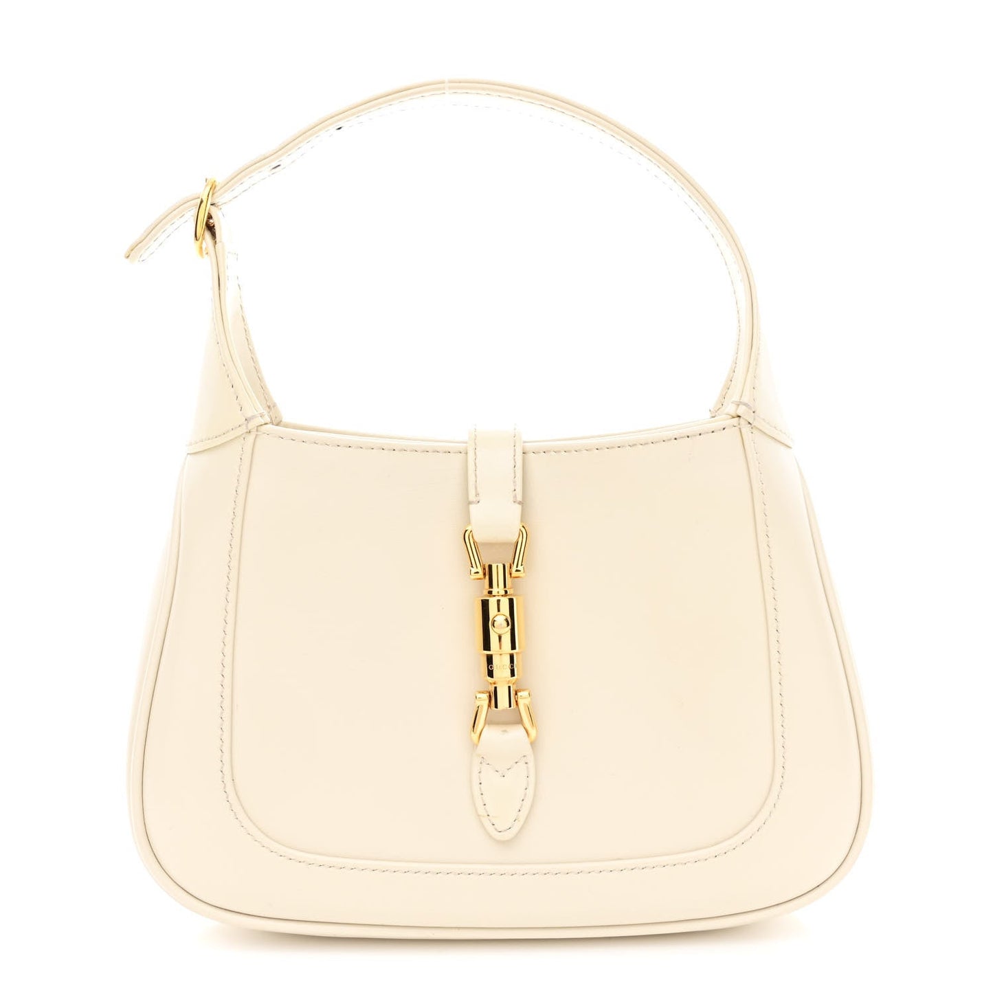 Boarded Dyana Lux Calfskin Mini Jackie 1961 Hobo Mystic White