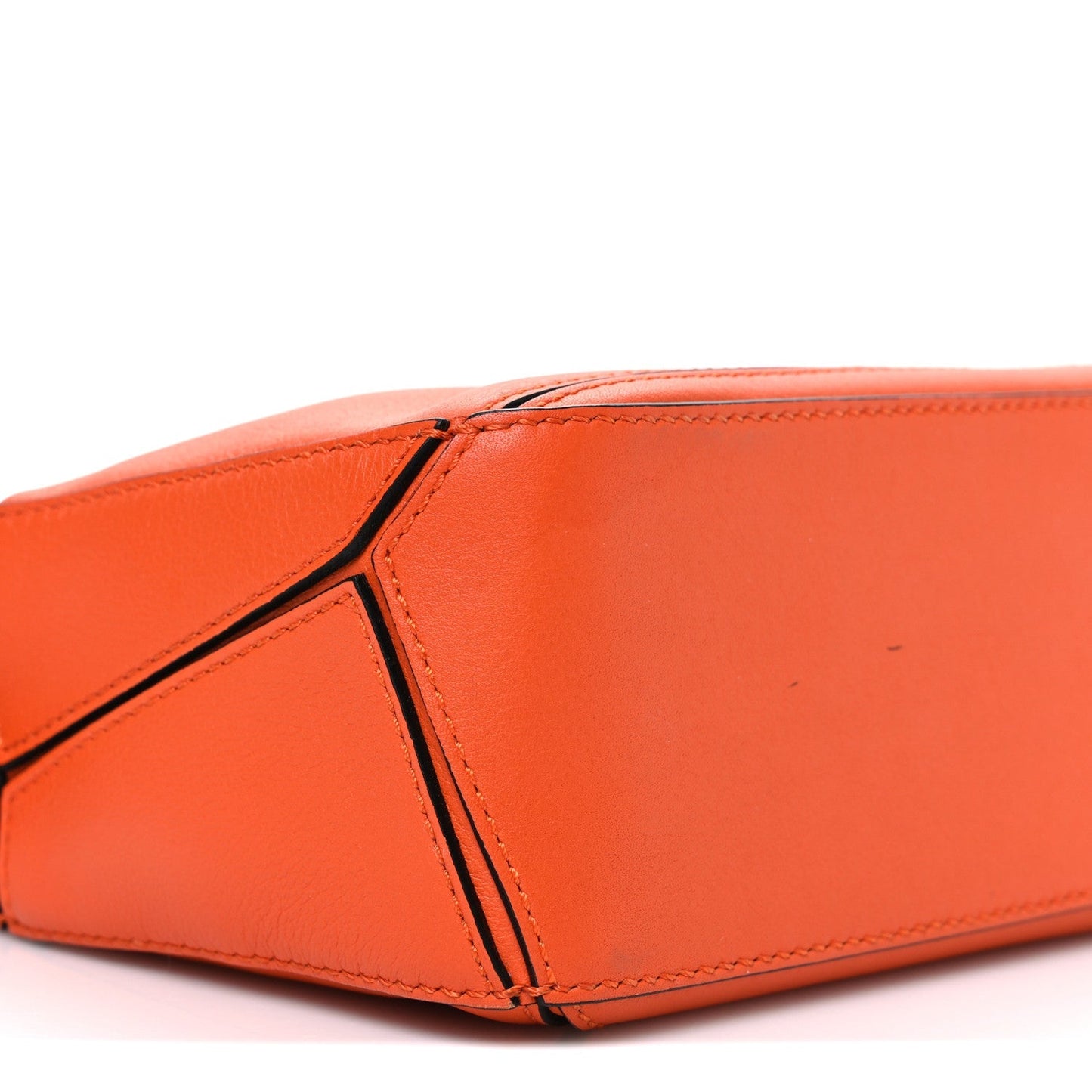 Calfskin Mini Puzzle Bag Orange