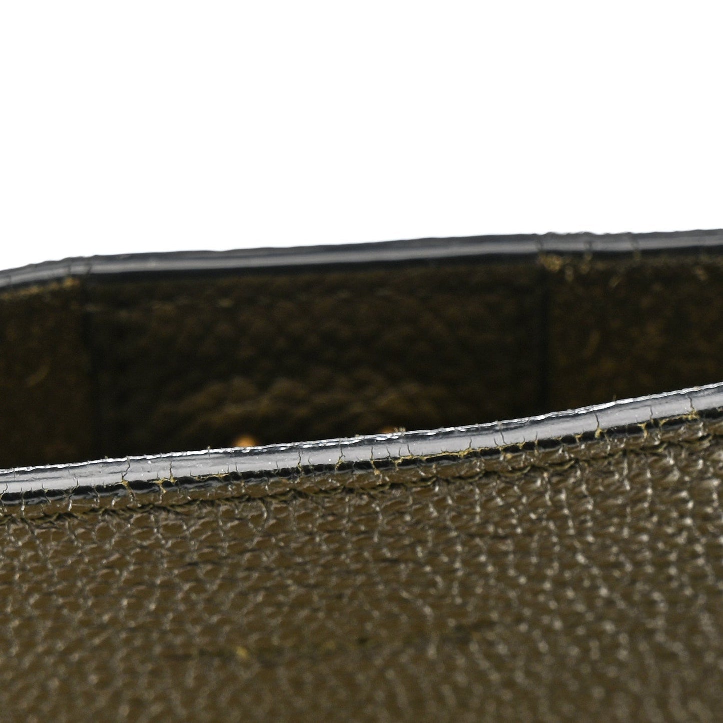 Soft Grained Calfskin Sangle Bucket Bag Light Khaki