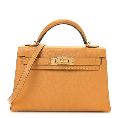 Chevre Mysore Mini Kelly Sellier 20 Jaune D'or