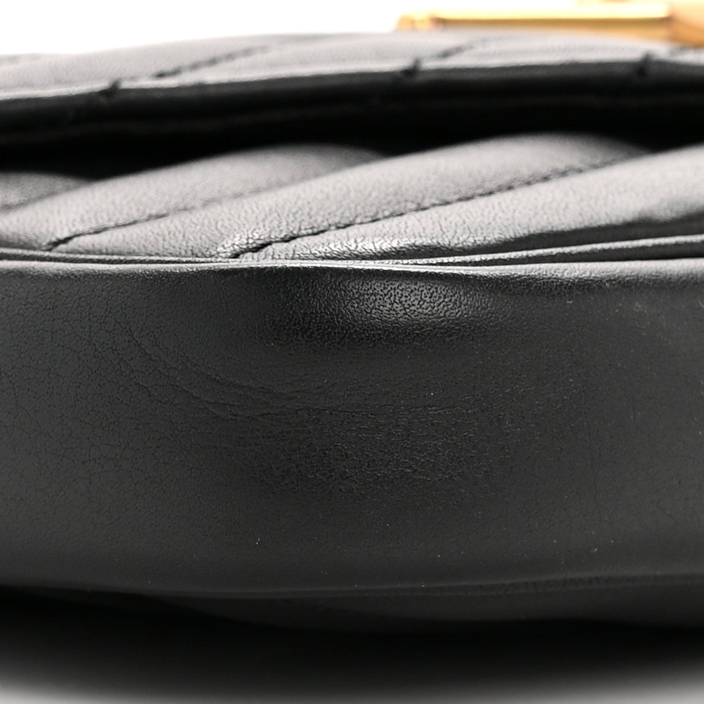 Calfskin New Wave Chain Pochette Black