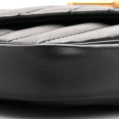 Calfskin New Wave Chain Pochette Black