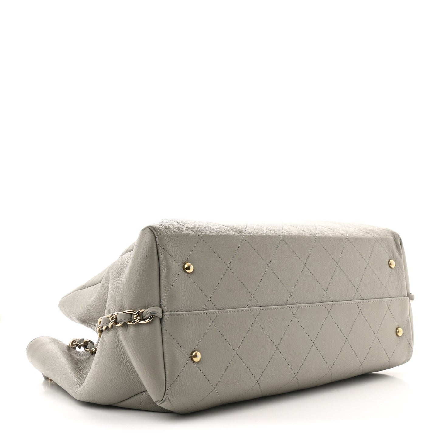 Bullskin Stitched Large Shopping Bag Grey
