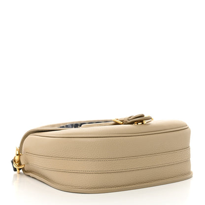Grained Calfskin Large Bobby Flap Warm Taupe