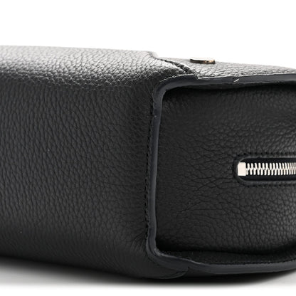 Grained Calfskin Sesia Crossbody Black
