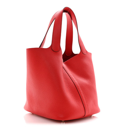 Taurillon Clemence Picotin Lock 22 MM Rouge de Coeur