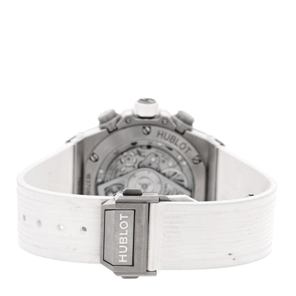Titanium Rubber 42mm Big Bang Unico Automatic Watch White 441.NE.2010.RW