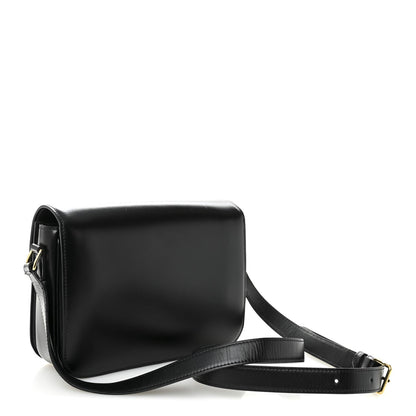 Shiny Calfskin Medium Triomphe Black